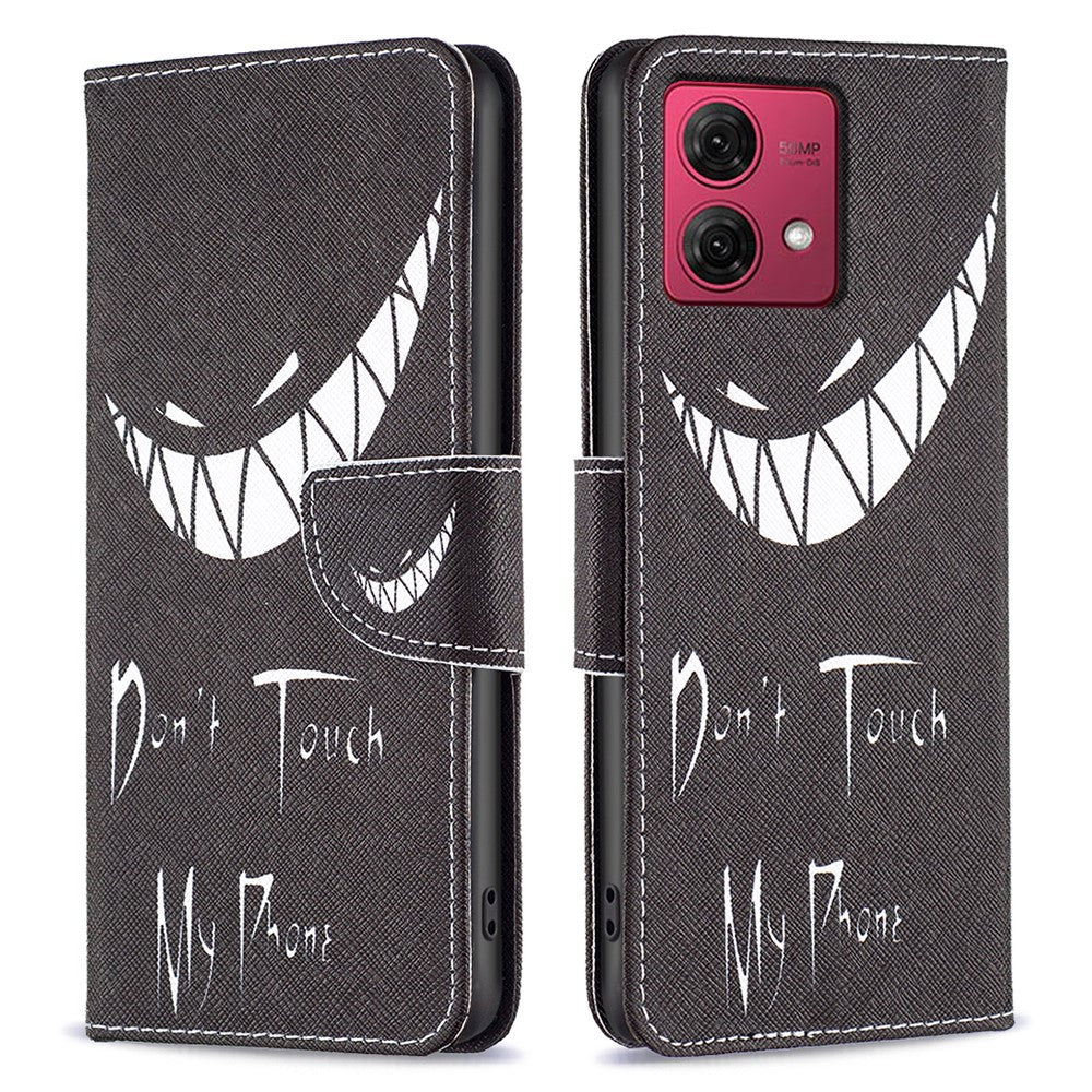 For Motorola Moto G84 5G Leather Case Stand Phone Wallet Cover