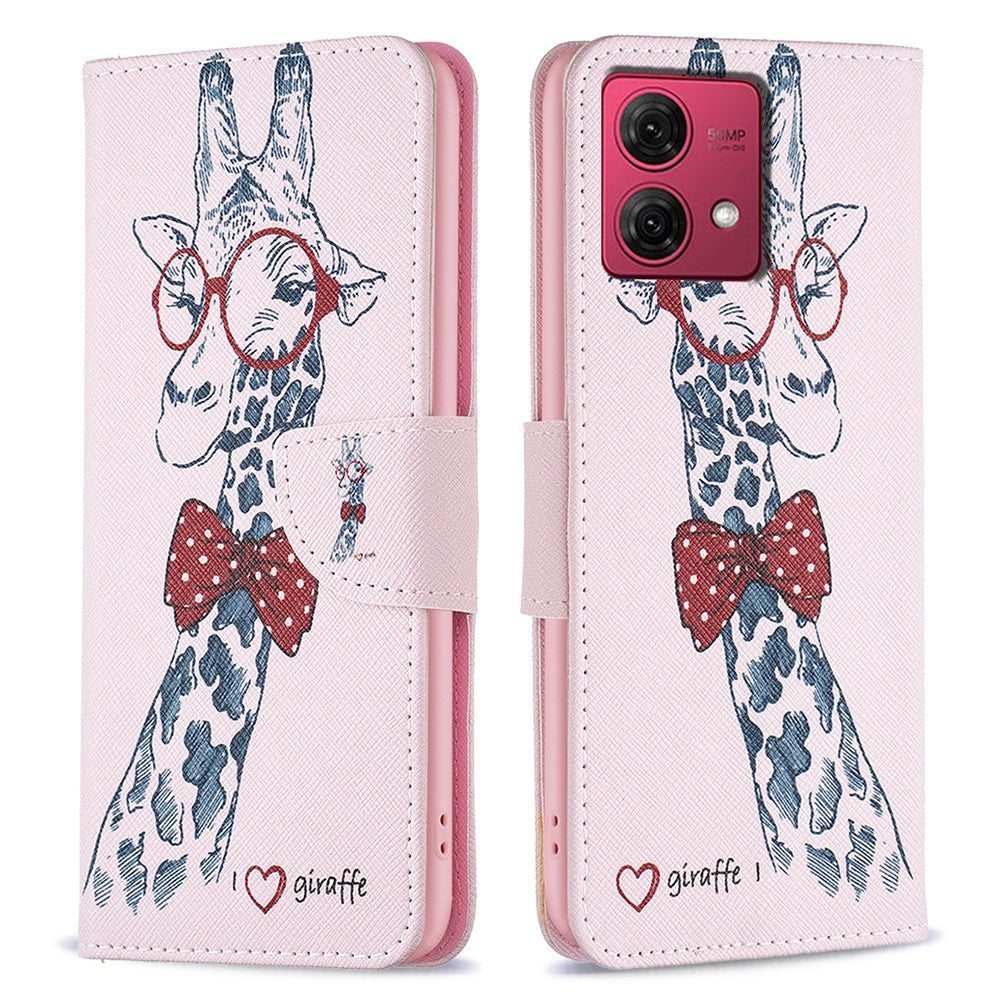 For Motorola Moto G84 5G Leather Case Stand Phone Wallet Cover