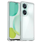 Clear Phone Cover for Huawei Maimang 20 Case with Electroplating Buttons (Big Rear Lens Hole)