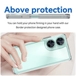 Clear Phone Cover for Huawei Maimang 20 Case with Electroplating Buttons (Big Rear Lens Hole)