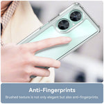 Clear Phone Cover for Huawei Maimang 20 Case with Electroplating Buttons (Big Rear Lens Hole)