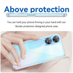 Phone Cover for Oppo A78 5G Case with Electroplating Buttons (Big Rear Lens Hole)