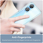Phone Cover for Oppo A78 5G Case with Electroplating Buttons (Big Rear Lens Hole)