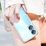 Phone Cover for Oppo A78 5G Case with Electroplating Buttons (Big Rear Lens Hole)