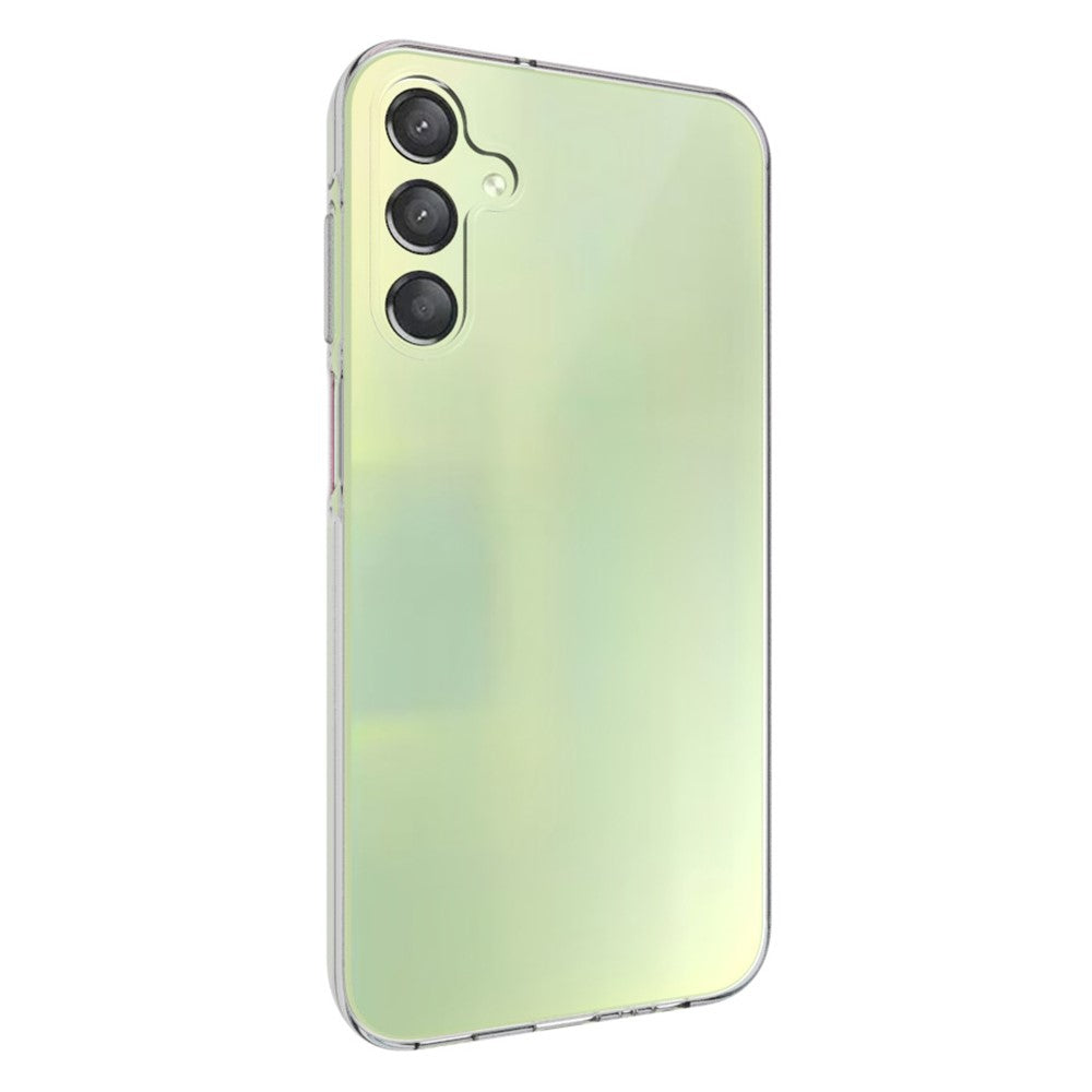 Til Samsung Galaxy A15 4G Klart Etui Blødt TPU Telefoncover (Stort baglinsehul)