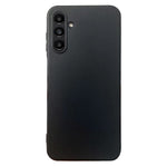 Til Samsung Galaxy A15 4G Cover, Blank Sort Mobiltelefoncover TPU-skal (Stort Hul til Baglinse)