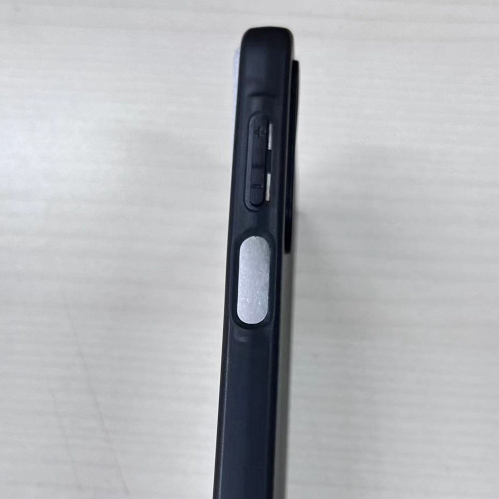 Til Samsung Galaxy A15 4G Cover, Blank Sort Mobiltelefoncover TPU-skal (Stort Hul til Baglinse)
