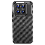 For Xiaomi 14 Pro Case Flexible TPU Fiber Texture Shockproof Phone Cover