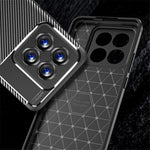 For Xiaomi 14 Pro Case Flexible TPU Fiber Texture Shockproof Phone Cover