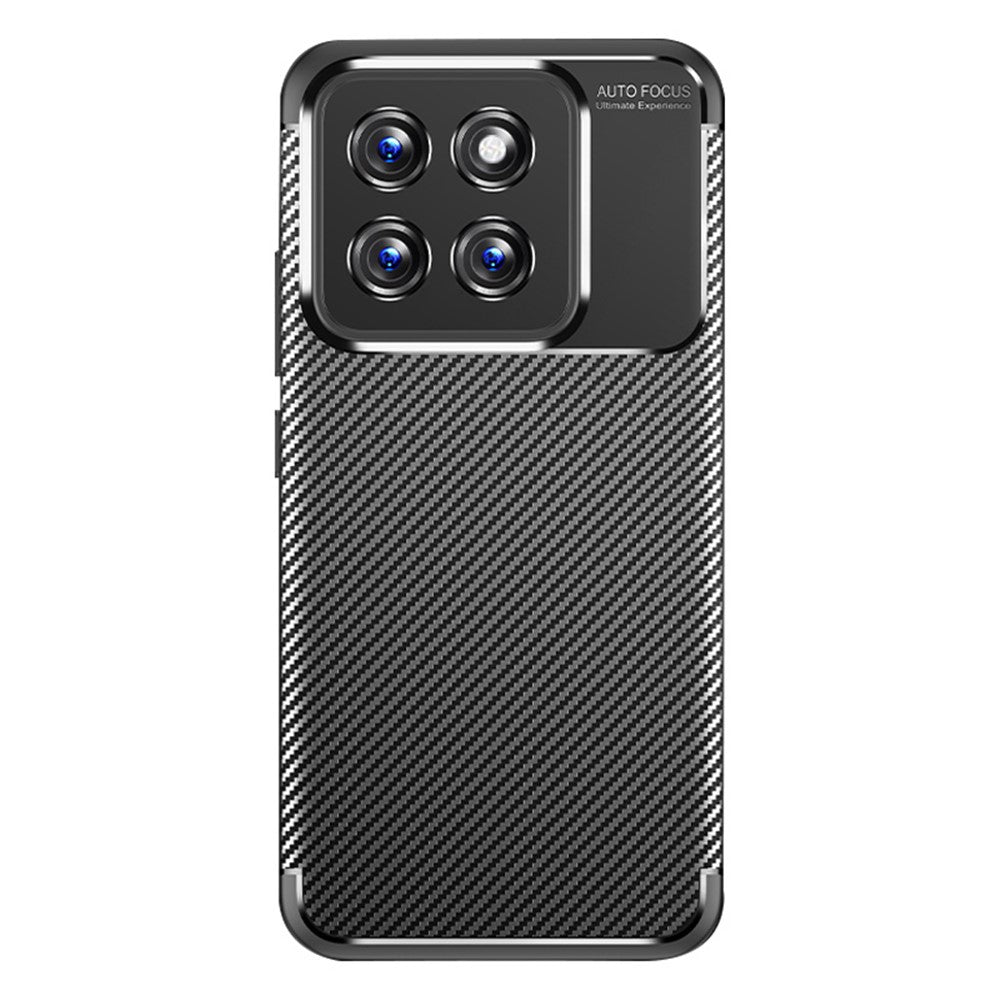 For Xiaomi 14 Case Carbon Fiber Texture TPU Phone Protective Cover