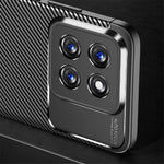 For Xiaomi 14 Case Carbon Fiber Texture TPU Phone Protective Cover