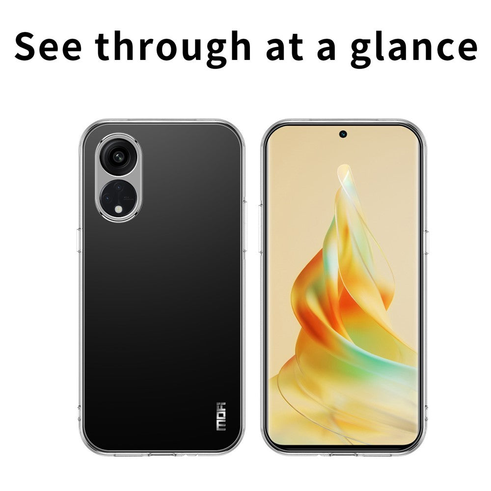 MOFI For Oppo A38 4G TPU Phone Case Transparent Dustproof Shell Cell Phone Cover