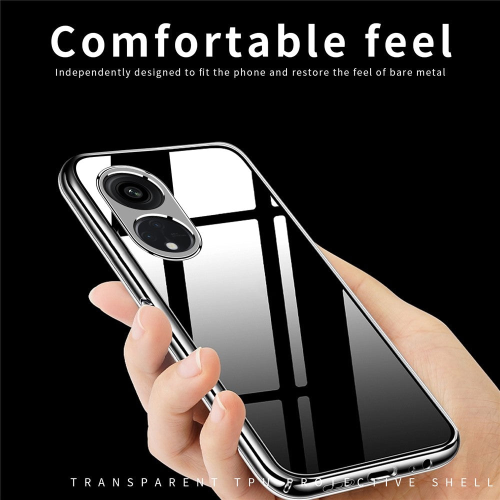 MOFI For Oppo A38 4G TPU Phone Case Transparent Dustproof Shell Cell Phone Cover