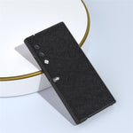 For Honor V Purse Case Cross Texture Genuine Cow Leather Coated Phone Cover