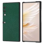 For Honor V Purse Case Cross Texture Genuine Cow Leather Coated Phone Cover