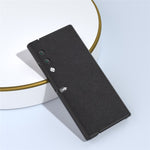 For Honor V Purse Case Litchi Texture Genuine Cow Leather Coated PC Protective Cover
