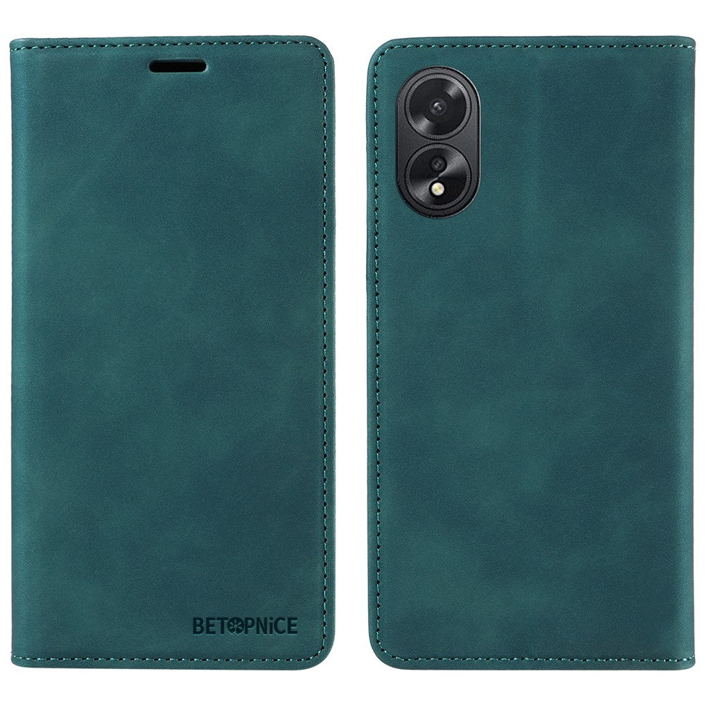 BETOPNICE 003 For Oppo A38 4G / A18 4G Case Leather Stand Wallet Anti-drop Phone Cover