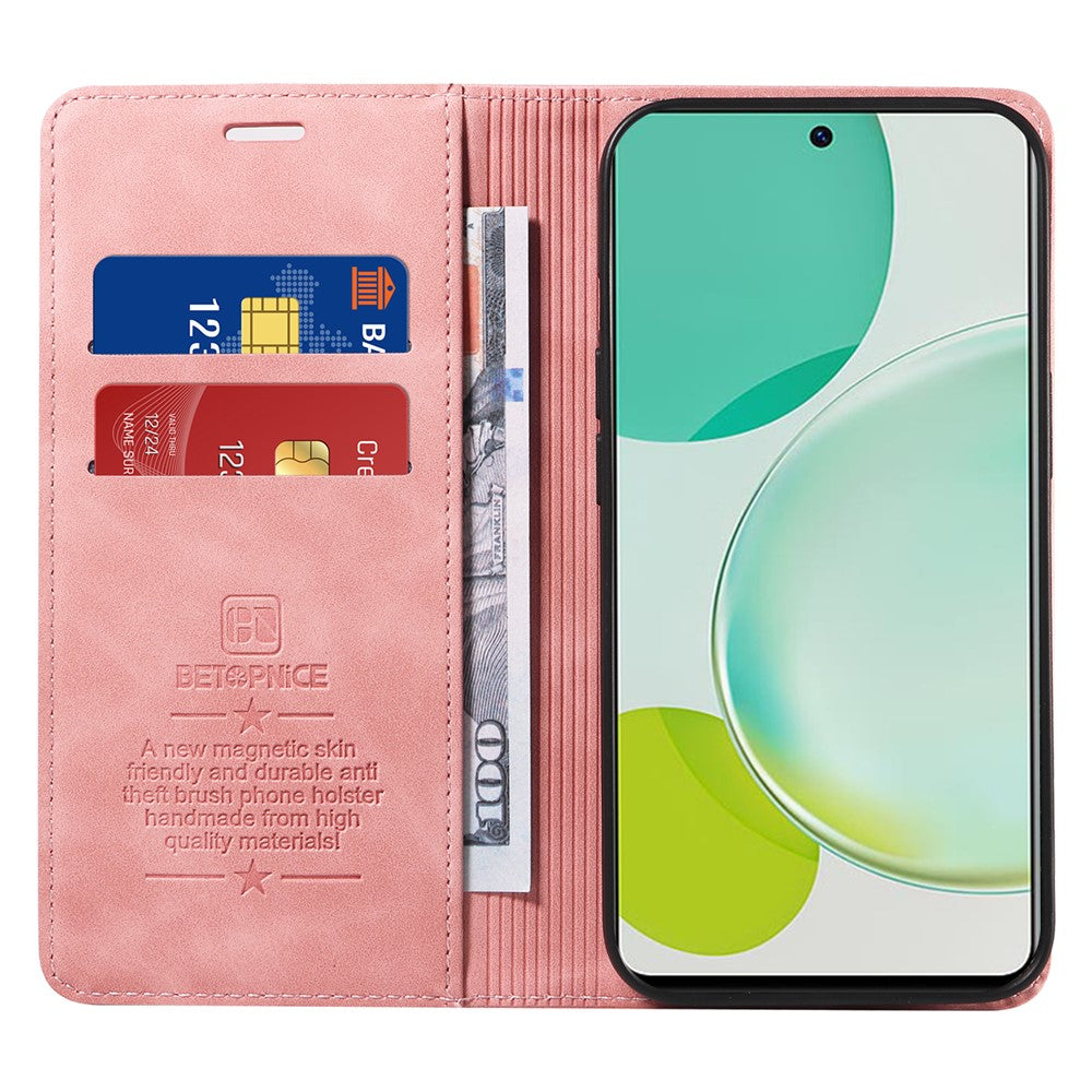 BETOPNICE 003 För Huawei Nova 11i / Maimang 20 / Enjoy 60 Pro Läderfodral Plånbok Flipfodral för mobil