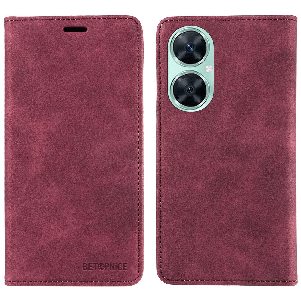 BETOPNICE 003 För Huawei Nova 11i / Maimang 20 / Enjoy 60 Pro Läderfodral Plånbok Flipfodral för mobil