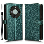 For Huawei Mate 60 Case PU Leather Stand Shell Imprinted Wallet Cell Phone Cover