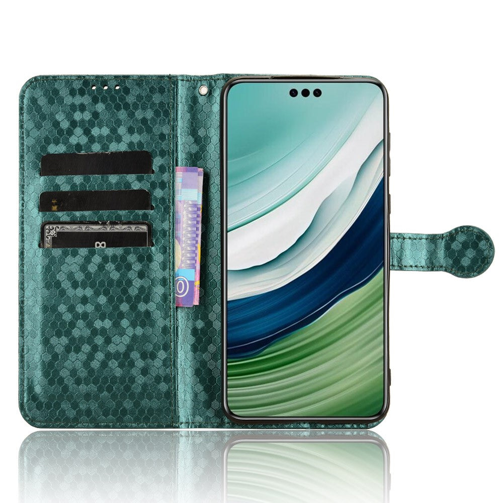For Huawei Mate 60 Case PU Leather Stand Shell Imprinted Wallet Cell Phone Cover