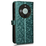 For Huawei Mate 60 Case PU Leather Stand Shell Imprinted Wallet Cell Phone Cover