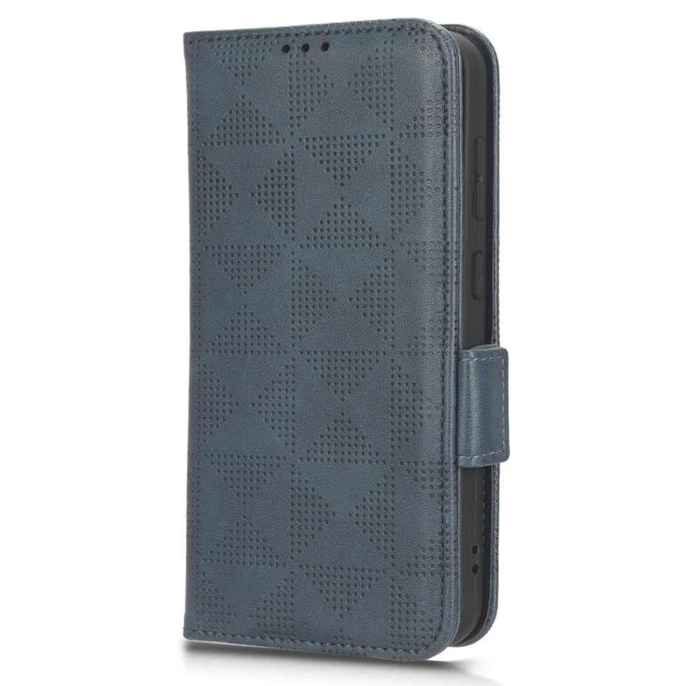 For Xiaomi Redmi K60 Ultra / 13T / 13T Pro Case Imprinted Triangle Anti-drop PU Leather Phone Cover