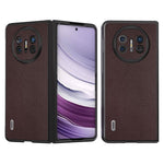 ABEEL For Huawei Mate X5 Case Genuine Cow Leather Coating Phone Cover