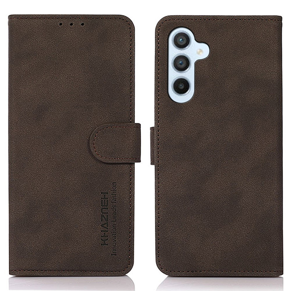 KHAZNEH For Samsung Galaxy A15 4G Case PU Leather Wallet Anti-drop Phone Stand Cover