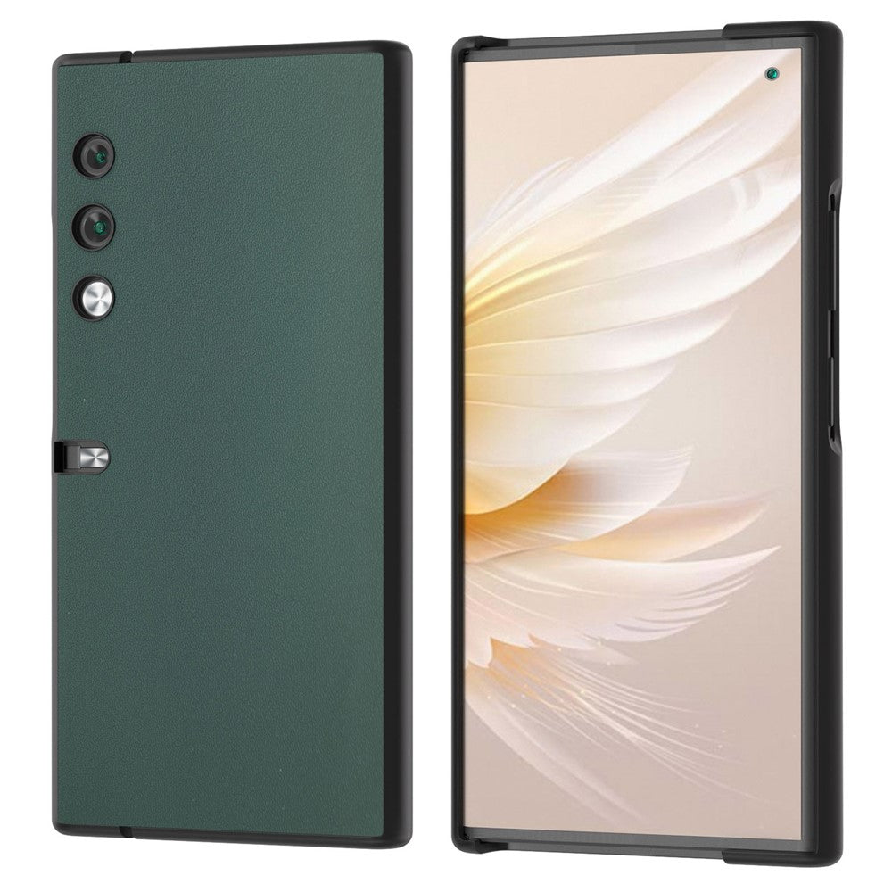Til Honor V Purse-etui Ægte koskind+PC Glat foldbart telefoncover