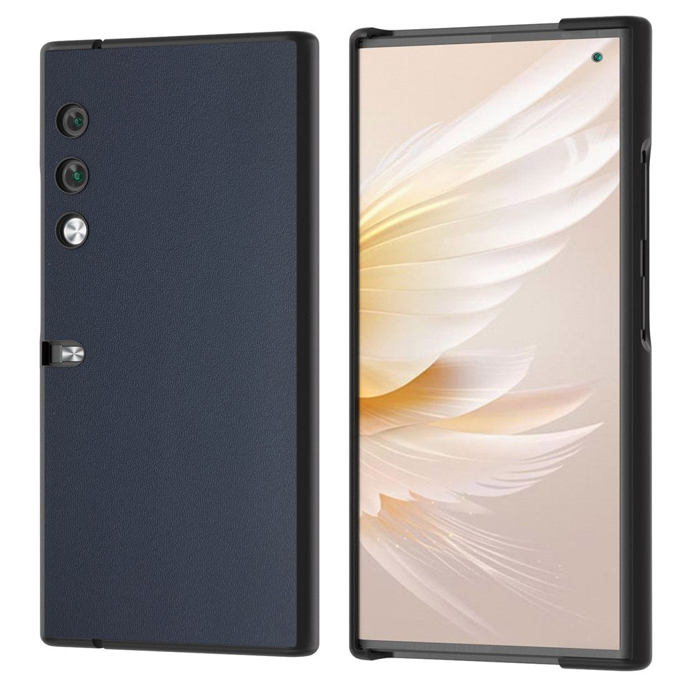 Til Honor V Purse-etui Ægte koskind+PC Glat foldbart telefoncover