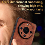 AZNS For Huawei Mate 60 Case Anti-Scratch Phone Shell Imprinted PU Leather+TPU Phone Back Cover