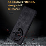 AZNS For Huawei Mate 60 Case Anti-Scratch Phone Shell Imprinted PU Leather+TPU Phone Back Cover
