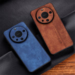 AZNS For Huawei Mate 60 Case Anti-Scratch Phone Shell Imprinted PU Leather+TPU Phone Back Cover