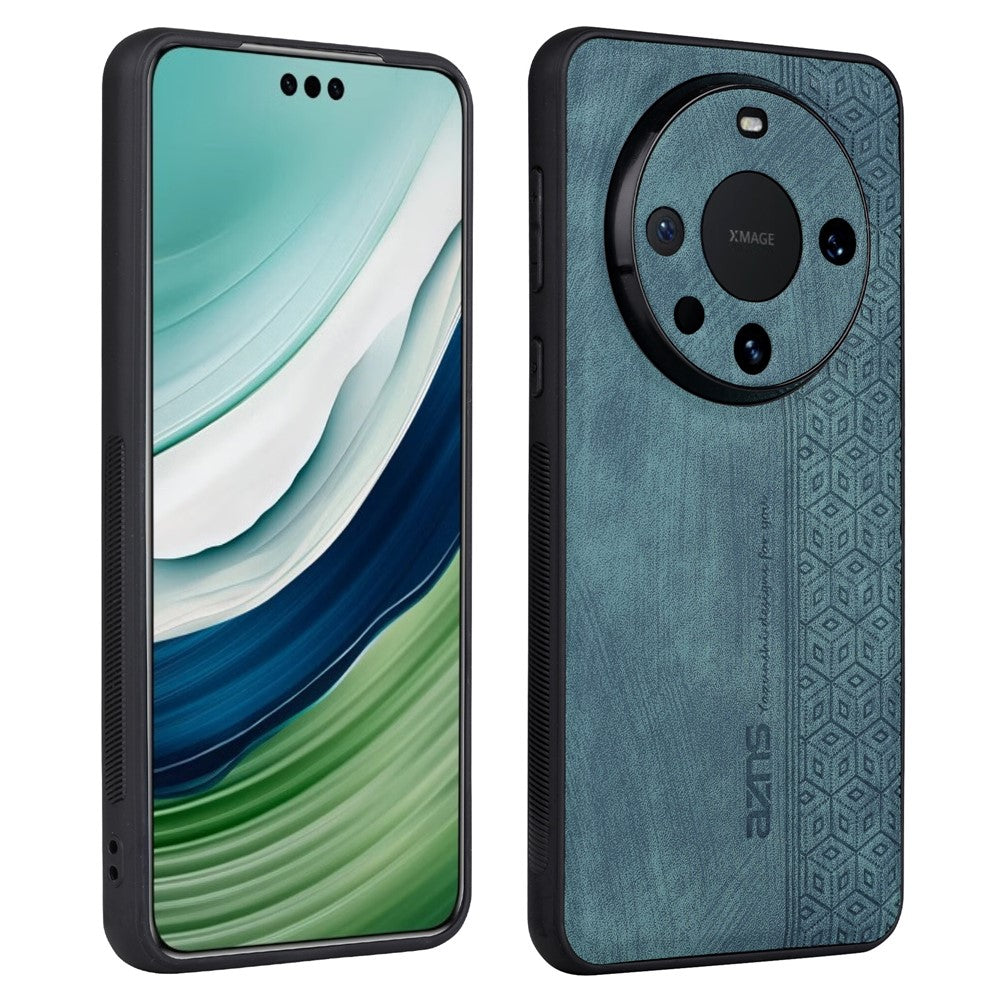 AZNS For Huawei Mate 60 Case Anti-Scratch Phone Shell Imprinted PU Leather+TPU Phone Back Cover