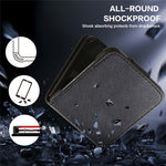 Til Samsung Galaxy Z Flip4 5G Stødsikkert Cover Ensfarvet Anti-Fald PU+PC Telefoncover