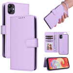 For Samsung Galaxy A04e 4G / F04 4G / M04 4G Magnetic Case BETOPNICE Detachable PU Leather Phone Cover with Strap