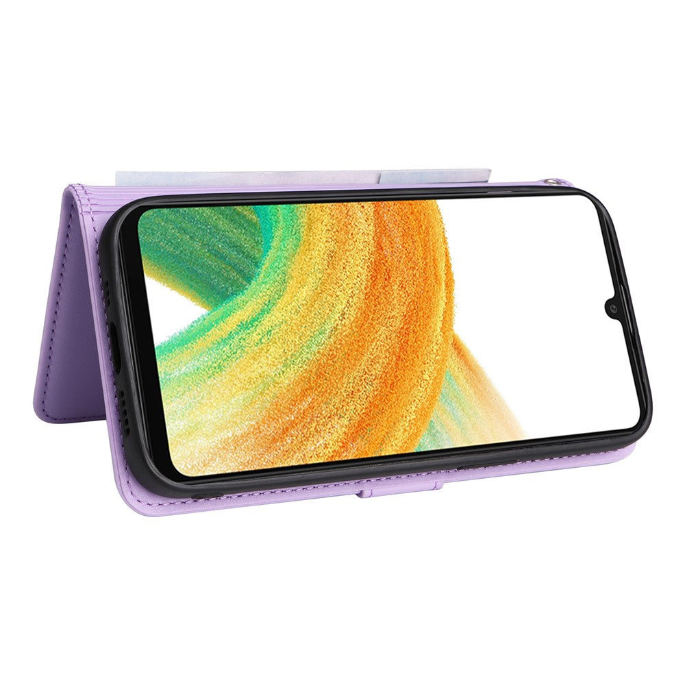For Samsung Galaxy A33 5G Magnetic Case BETOPNICE Detachable PU Leather Phone Cover with Strap