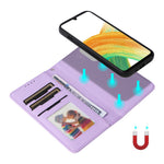 For Samsung Galaxy A33 5G Magnetic Case BETOPNICE Detachable PU Leather Phone Cover with Strap