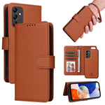 Samsung Galaxy A14 4G / 5G magnetisk cover, BETOPNICE-aftageligt PU-læderetui med rem