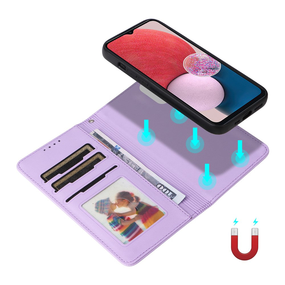 Til Samsung Galaxy A13 4G Magnetisk Cover BETOPNICE Aftageligt PU Læder Telefoncover med Rem