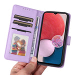 Til Samsung Galaxy A13 4G Magnetisk Cover BETOPNICE Aftageligt PU Læder Telefoncover med Rem