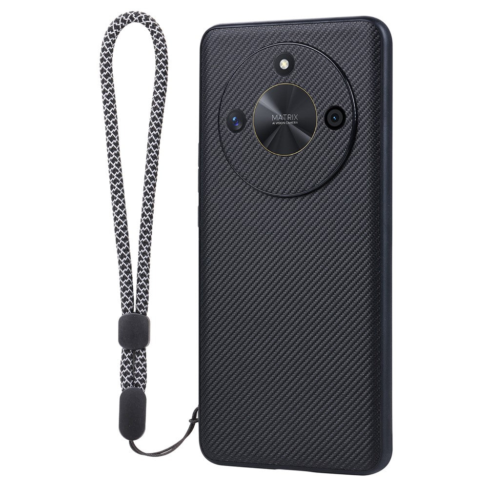 VILI TC Series for Honor X50 Case Slim-fit Phone Cover Textured Leather Coated TPU Phone Shell