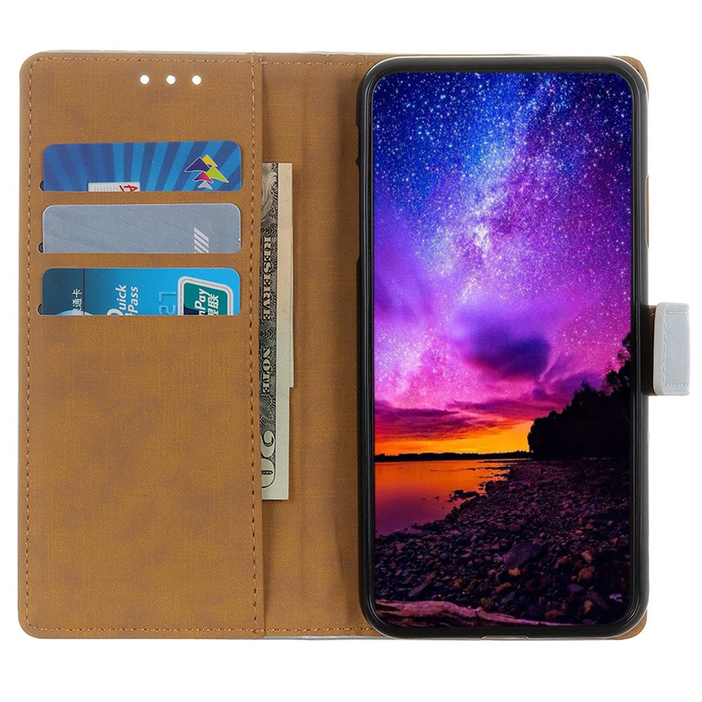 Til Samsung Galaxy A15 4G Etui PU Læder Flip Stand Telefon Pung Cover