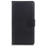 Til Samsung Galaxy A15 4G etui Litchi-tekstur læder telefoncover med tegnebogsstativ