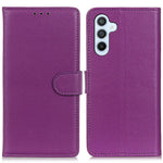 Til Samsung Galaxy A15 4G etui Litchi-tekstur læder telefoncover med tegnebogsstativ