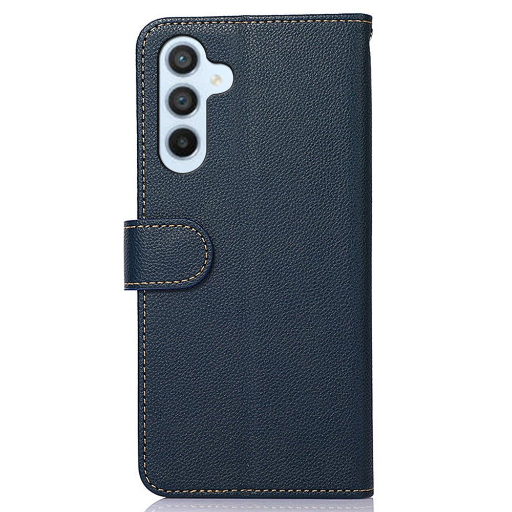 KHAZNEH Til Samsung Galaxy A15 4G Etui RFID-blokerende Pung Læder Telefoncover