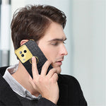 For Xiaomi Civi 3 5G Case Ring Kickstand Shell Crocodile Texture Leather+TPU Phone Cover