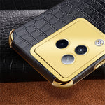 For Xiaomi Civi 3 5G Case Ring Kickstand Shell Crocodile Texture Leather+TPU Phone Cover