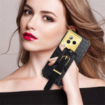 For Xiaomi Civi 3 5G Case 6D Electroplating Wristband PU Leather+TPU Cover